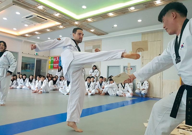 Korea taekwondo cultural experience