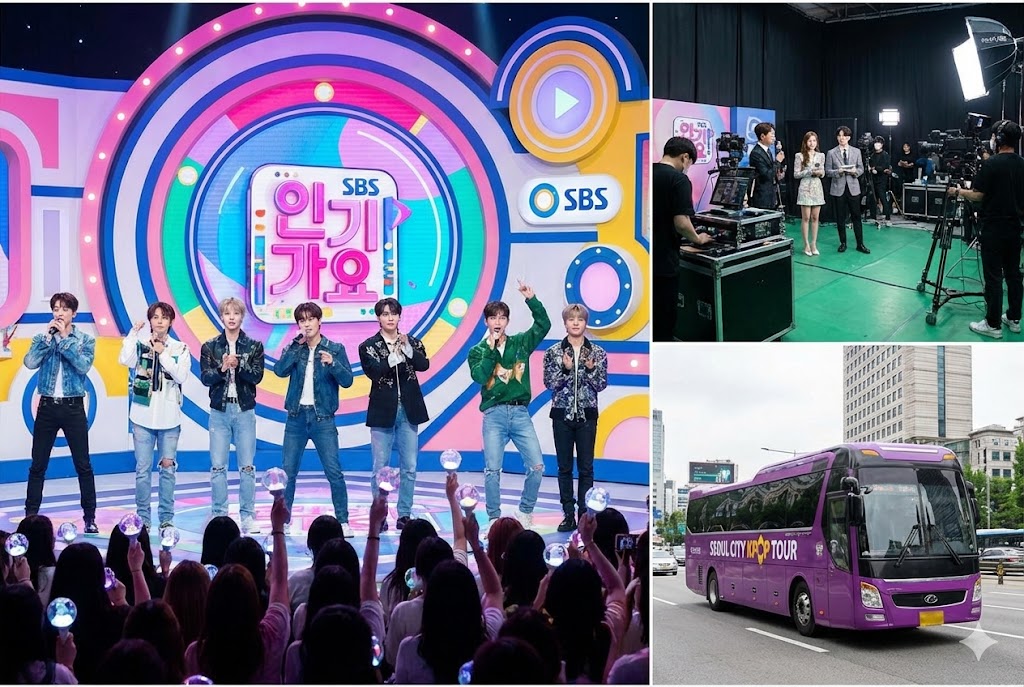 K-pop Inkigayo tour package experience at SBS music show in Seoul