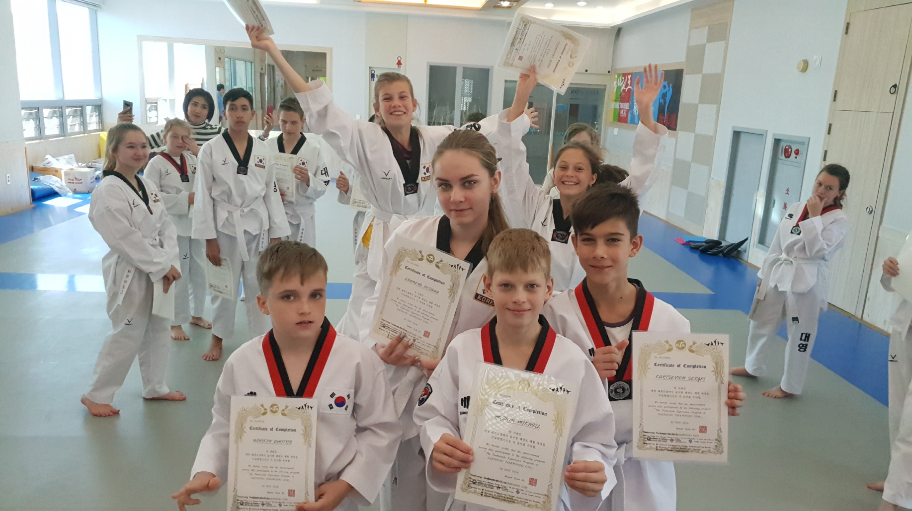 Traditional taekwondo uniform experience